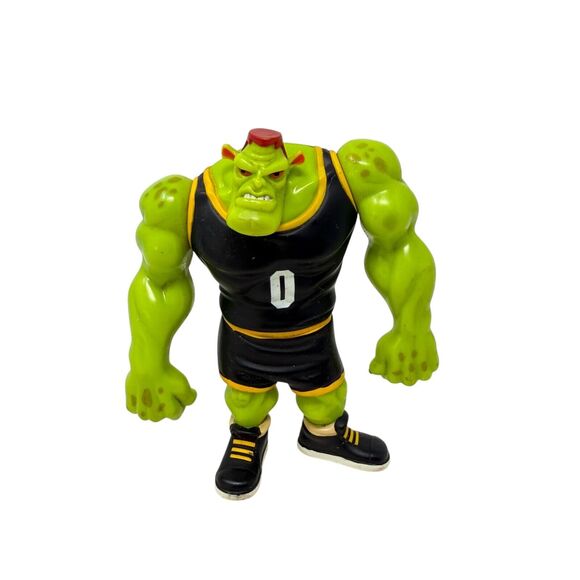 Vintage 1996 Space Jam Monster Bang Action Figure Green Alien Warner Bros 4.5" - Picture 1 of 6